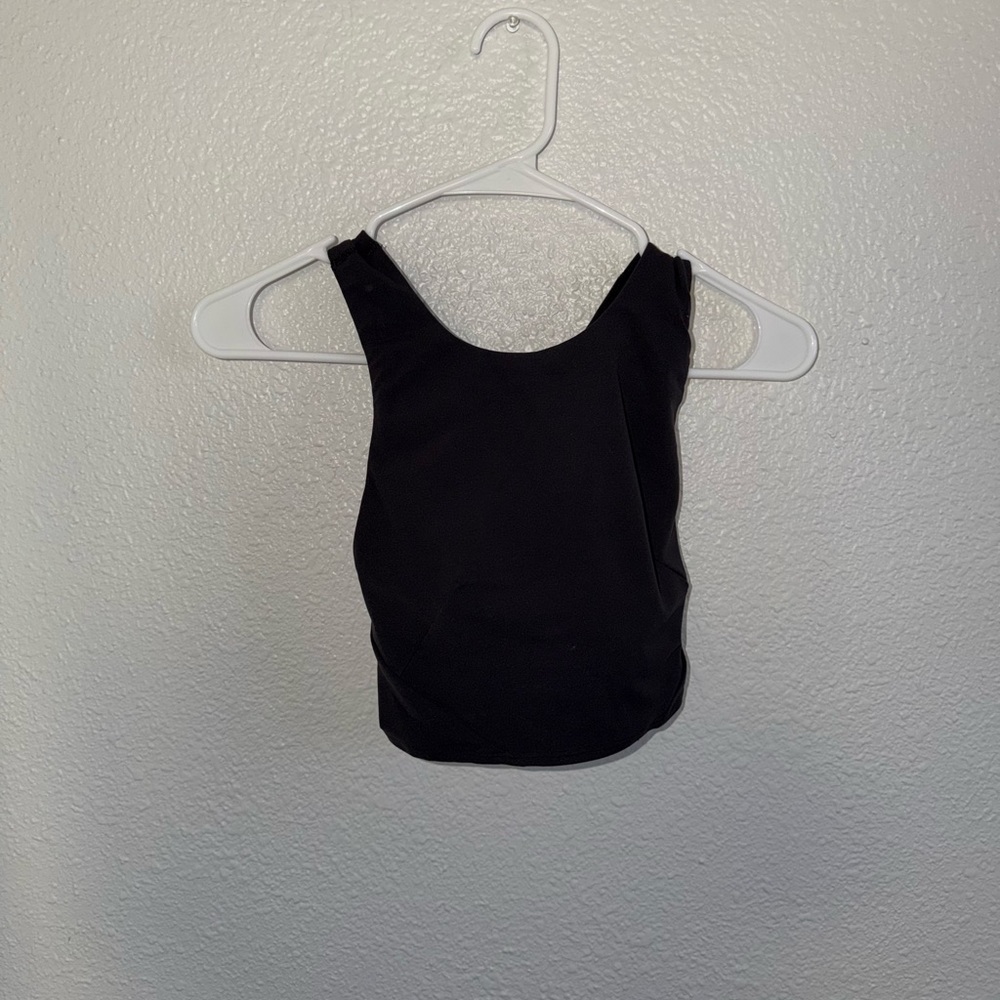 lululemon athletica Black Crop Top